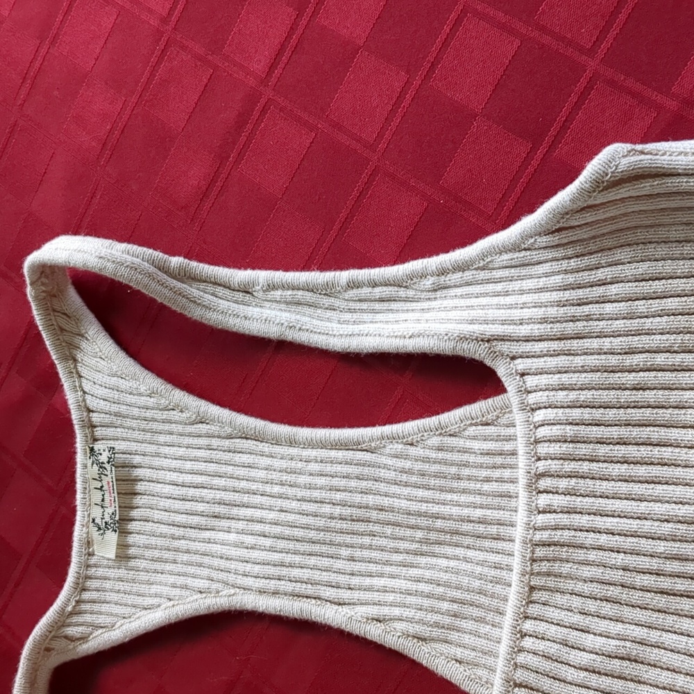 Intimately Free People Ribbed Racerback Tank Top Size Medium - Picture 4 of 6